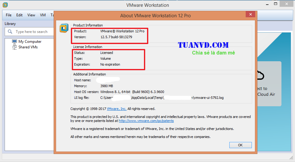 VMware Workstation Pro_12.5.7