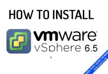 how to install and configuration vmware vSphere-6.5