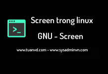 su dung lenh Screen trong linux